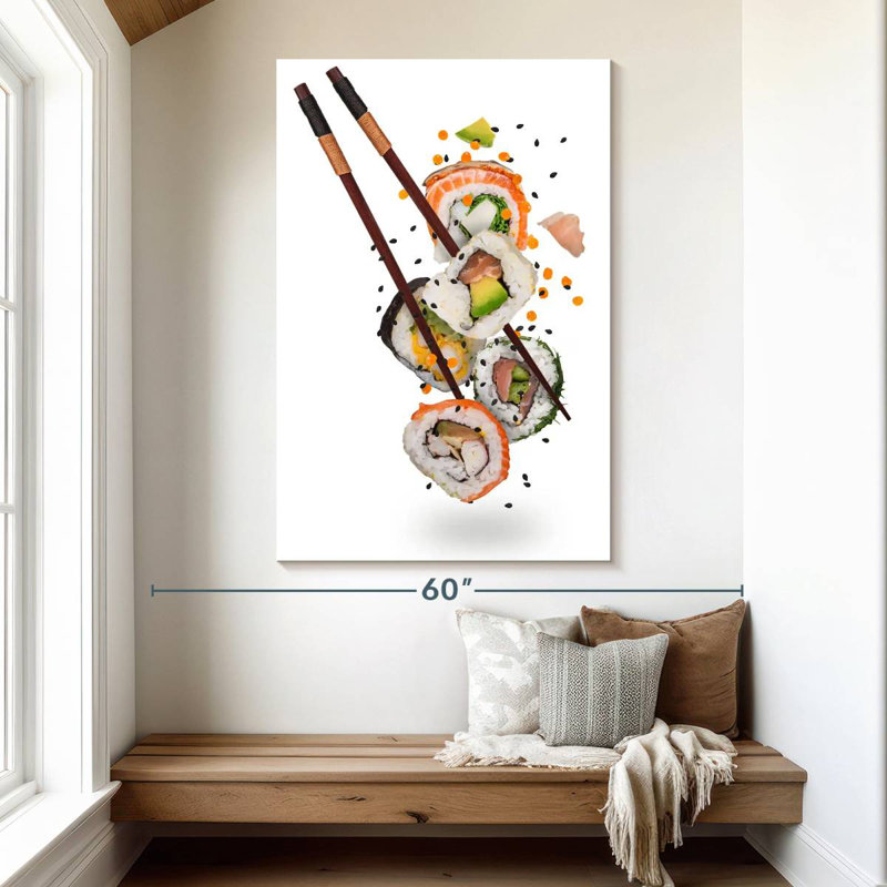 Yarlin Japanese Sushi, 51" H x 34" W