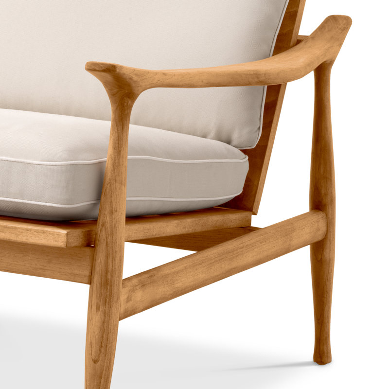 Manzo Outdoor Teak Lounge Chair