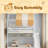 Full Size House Bed With Canopy, Slide & Built-In Bookshelves-1481433414