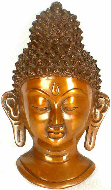 Au bord de l'illumination, masque mural Bouddha