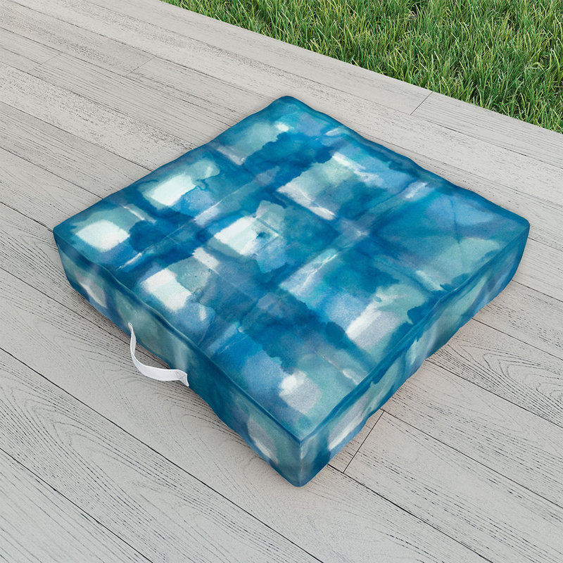 Indoor / Outdoor Striped Floor Pillow