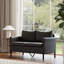 Causeuse moderne en similicuir de 51 po-1857327971