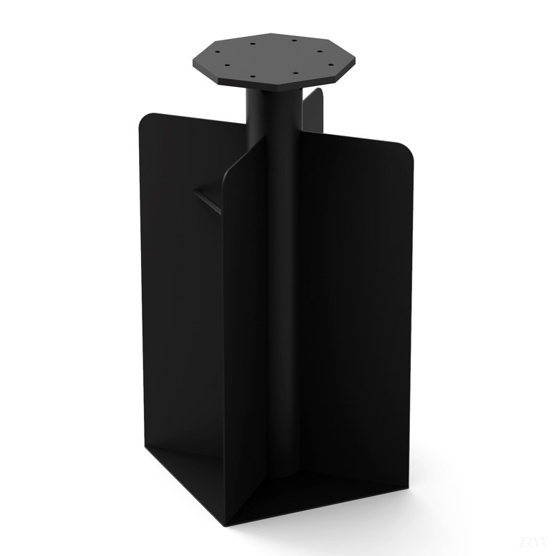 Base de parasol de patio en acier robuste pour plus de stabilité, supportant jusqu'à 700 lb, 11 po x 11 po x 23,2 po