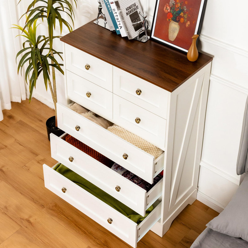 31.5cm W 7 - Drawer Chest of Drawers, White