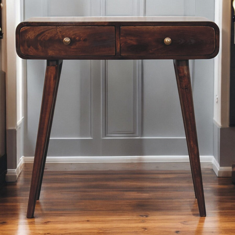 80cm Solid Wood Console Table