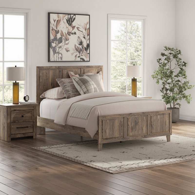 Gwenan Queen Panel Bed, Queen