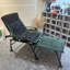Chaise de camping avec repose-pieds amovible