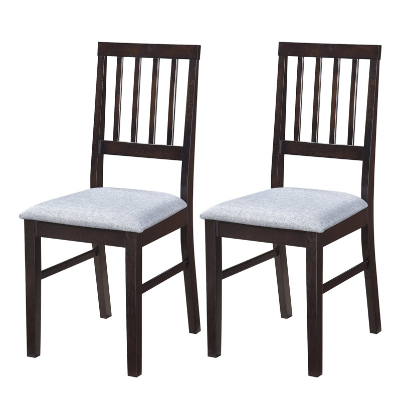 Chaise d'appoint en tissu, Espresso