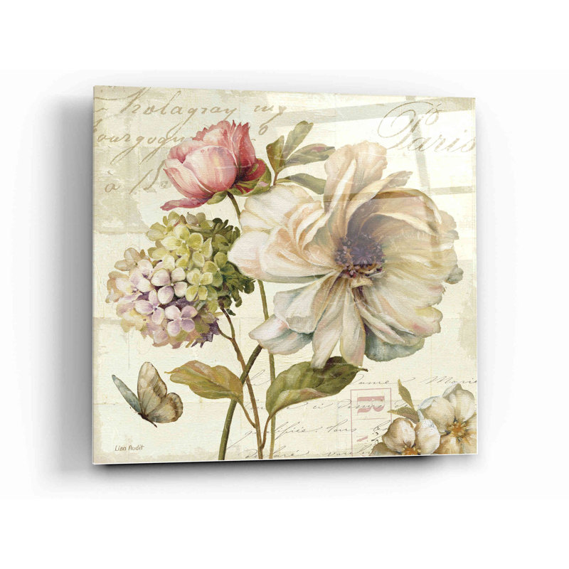 «Marche de Fleurs II» par Lisa Audit, art mural en verre acrylique