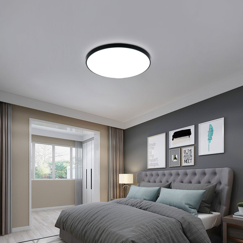 Ayak LED Flush Mount, Black