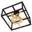 European 4 - Light 17.5" Caged Square / Rectangle Flush Mount-88235415-88235416