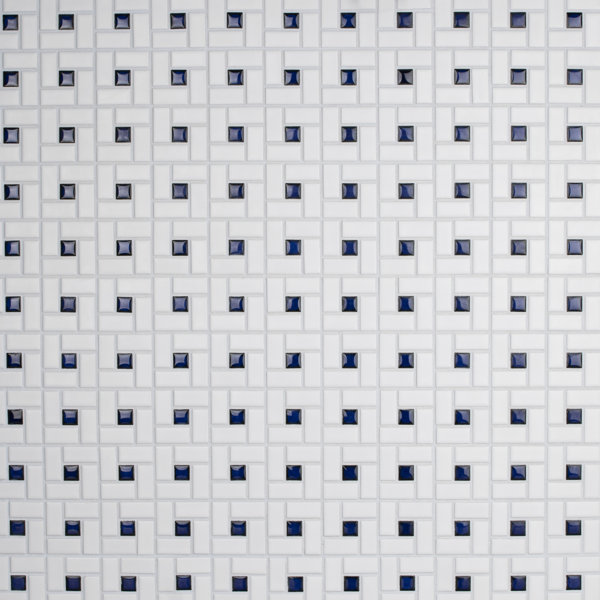 Spiral 2" x 2" Porcelain Mosaic Wall & Floor Tile