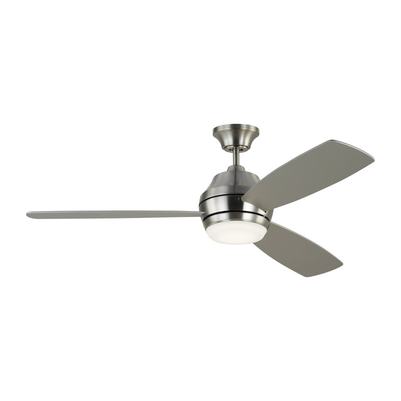 Ventilateur de plafond Rivers, Argent argent, Acier brossé