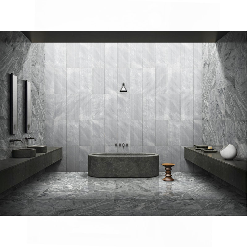 Carreau de marbre 12 * 24 Waterjet, Gris