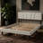 Platform Bed Frame,  with Adjustable Fabric Headboard and Wooden Slats Support, No Box Spring Required for Bedroom-478215666-478215669