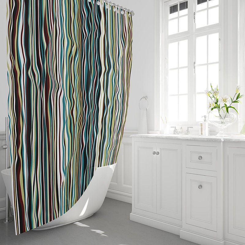 Rideau de douche simple, H 93 po x l 70 po
