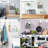 Set Of 2 Small Wall Organizers, Linen Door Hanging Storage Baskets With Pockets And Hooks-701481676