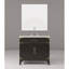 Meuble-lavabo simple. Ensemble de comptoir, miroir et robinet-919347303