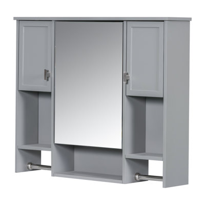 35'' x 28'' Modern Wall Mounted Bathroom Storage Cabinet