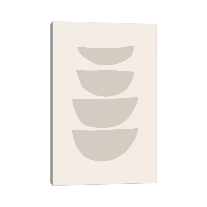 Abstraction IV by Nouveau Prints - Wrapped Canvas Gallery-Wrapped Canvas Giclée, 20.32 cm H x 30.48 cm W