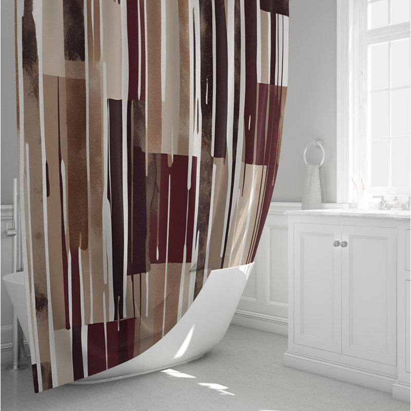Rideau de douche Entissar, H 72 po x l 70 po