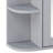Bathroom Wall Storage Cabinet With Mirror, Medicine Cabinet With Adjustable Wood Shelf & Doors, Mounted Storage Cabinets With 6 Open Shelves, Gray-1363583917