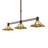 72" Long Nevada 3 Light Island Pendant