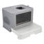 Araceli Plastic Enclosed Litter Box with Scoop