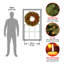The Holiday Aisle® 24in. Valley Pine Wreath with Battery Operated Warm White LED Lights