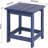 Adirondack Square Outdoor Side Table  Pool Composite Patio Table HDPE End Tables For Backyard Pool Indoor Companion  Easy Maintenance & Weather Resistant