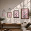 Lotus Blooms Botanical - Framed Print-867405526-867405524