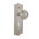 Meadows Plate with Decorative Keyhole and Egg & Dart Door Knob