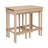 3-Piece Wood Nesting Tables Finish