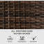 Outdoor Deck Box & Shoe Storage, PE Rattan Wicker Towel Rack With Liner