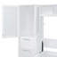 Lit escamotable mural avec placard et tiroirs Murphy-39376367-39376366