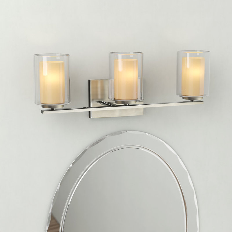 Arie 3 - Light Dimmable Vanity Light, Brushed Nickel