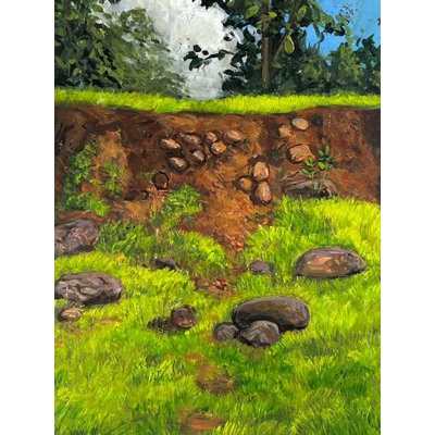 Backyard - The Landscape | Acrylic Painting By Somnath Harne