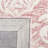 Dylanne Damask Handmade Tufted Wool Area Rug in Pink/Ivory-875728583
