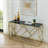 Namiko 55.10'' Glass Top Console Table-111988871
