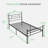 14" Metal Platform Bed with Headboard-1690455009-1680789904