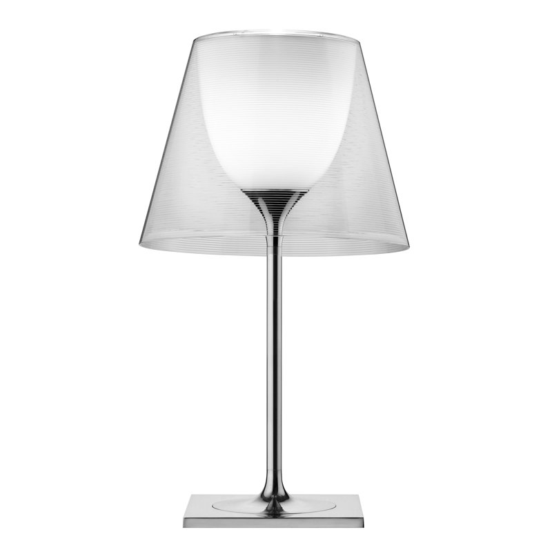 Ktribe Table Lamp by Philippe Starck, T2 Dimmer, Transparent