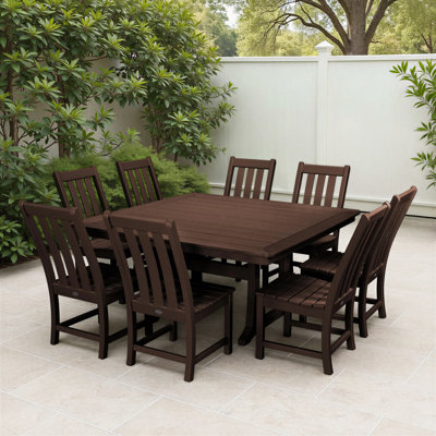 POLYWOOD Vineyard 9-Piece Dining Set