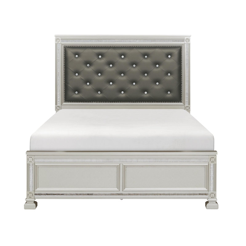Fiedler Vegan Leather Standard Bed, Queen