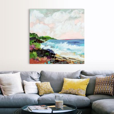 " Surfscape VII " by Karen Fields Painting Print