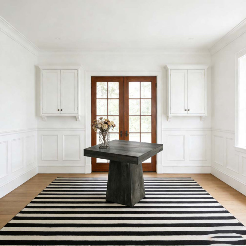 Table carrée, table basse, Gris foncé