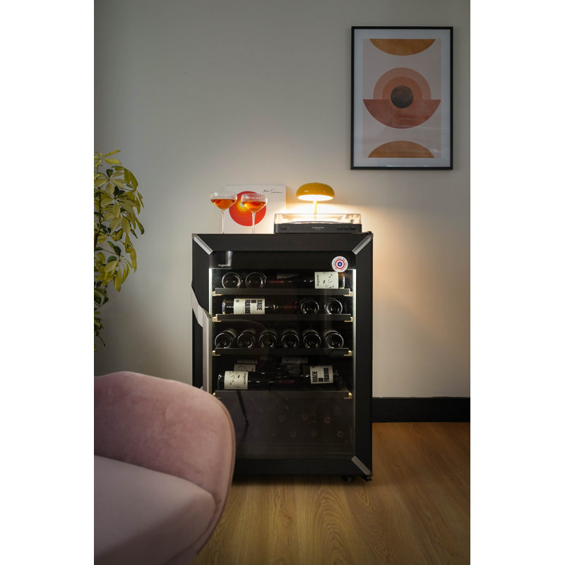 Goguette By The Eurocave Group [50+ Bottles] Freestanding Single Zone Wine Refrigerator, Black