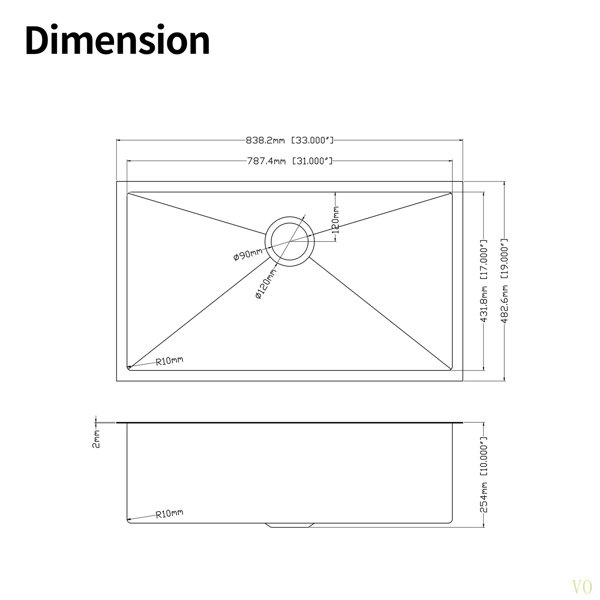 Dimensions du produit