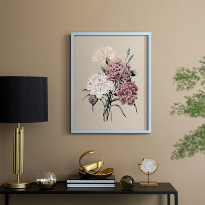 Antique Botanical I Framed Print - Solid Wood