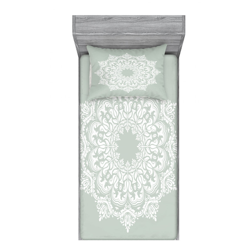 Microfiber Sheet Set, Twin Sheet Set with Fitted Sheet