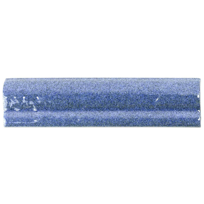 Angela Harris Dunmore 2X8 Ceramic Chair Rail Liner, Blu